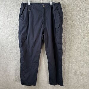 5.11 Tactical Taclite Pro Cargo Pants Mens 42x32 Navy Blue Ripstop Utility Work